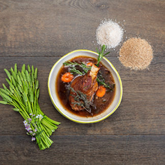 La Souris d'Agneau Fumée au thym et au romarin