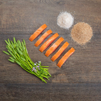 Le Filet de Truite Gravlax tranché, ± 150g