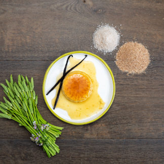 La Crème Caramel au beurre salé et à la fleur de sel fumée