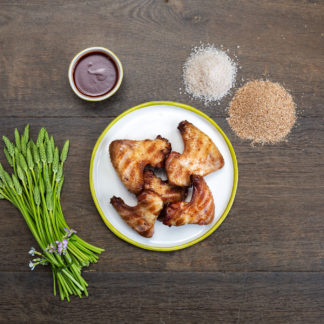 Les Ailerons de Poulet Fumé, sauce barbecue, par 5